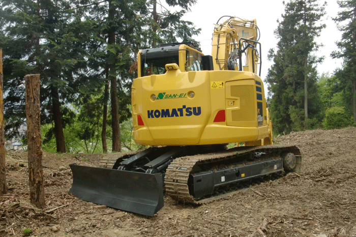 山栄建設の重機